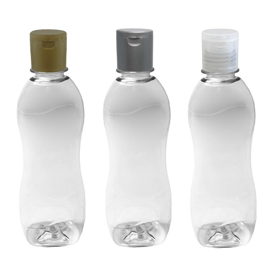 990 FRASCO PLÁSTICO CRISTAL 360ML FLIPTOP FURO ABERTO CAT - Imagem 4