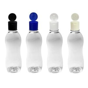 61 FRASCO PLÁSTICO CRISTAL 360ML FLIPTOP FURO ABERTO CAT