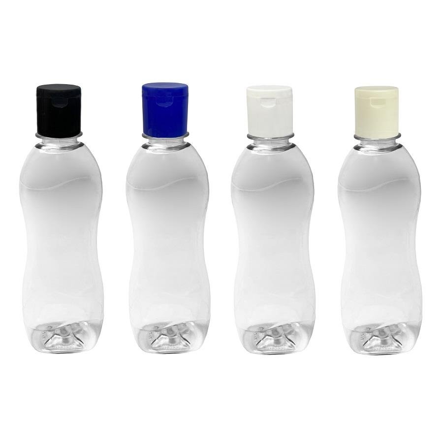 17 FRASCO PLÁSTICO CRISTAL 360ML FLIPTOP FURO ABERTO CAT - Imagem 3