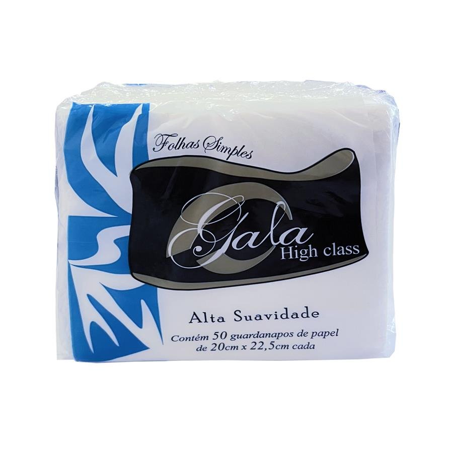 100 GUARDANAPO PAPEL 20X22,5CM BRANCO 100% CEL GALA F20 - Imagem 2