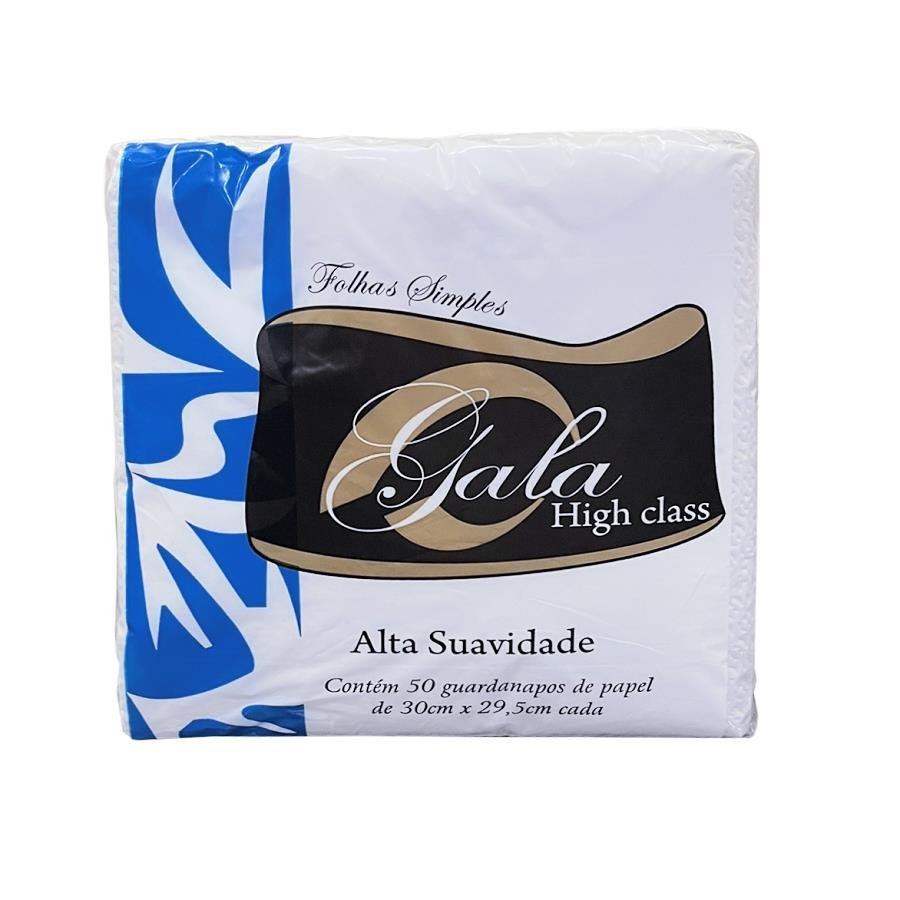 1000 GUARDANAPO PAPEL 30X29,5CM BRANCO 100% CEL GALA F20 - Imagem 2