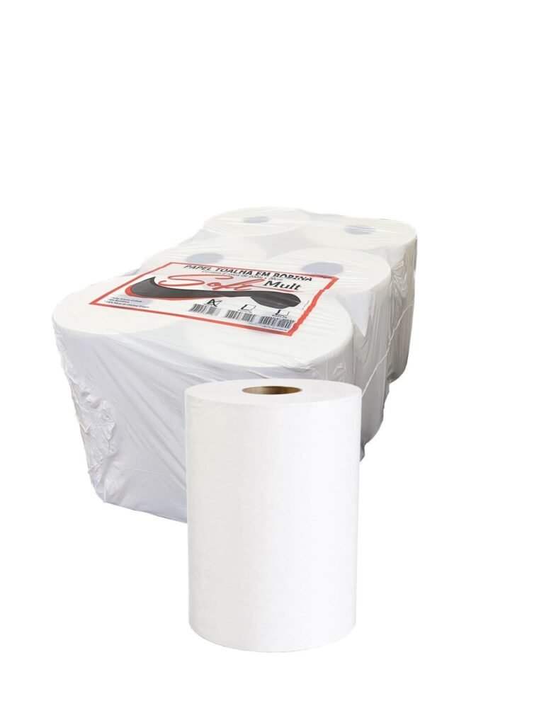 12 ROLO PAPEL TOALHA BOBINA 20CM 28G 100% CEL 200M MULT SOFT