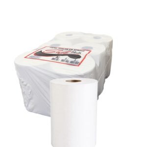6 ROLO PAPEL TOALHA BOBINA 20CM 28G 100% CEL 200M MULT SOFT