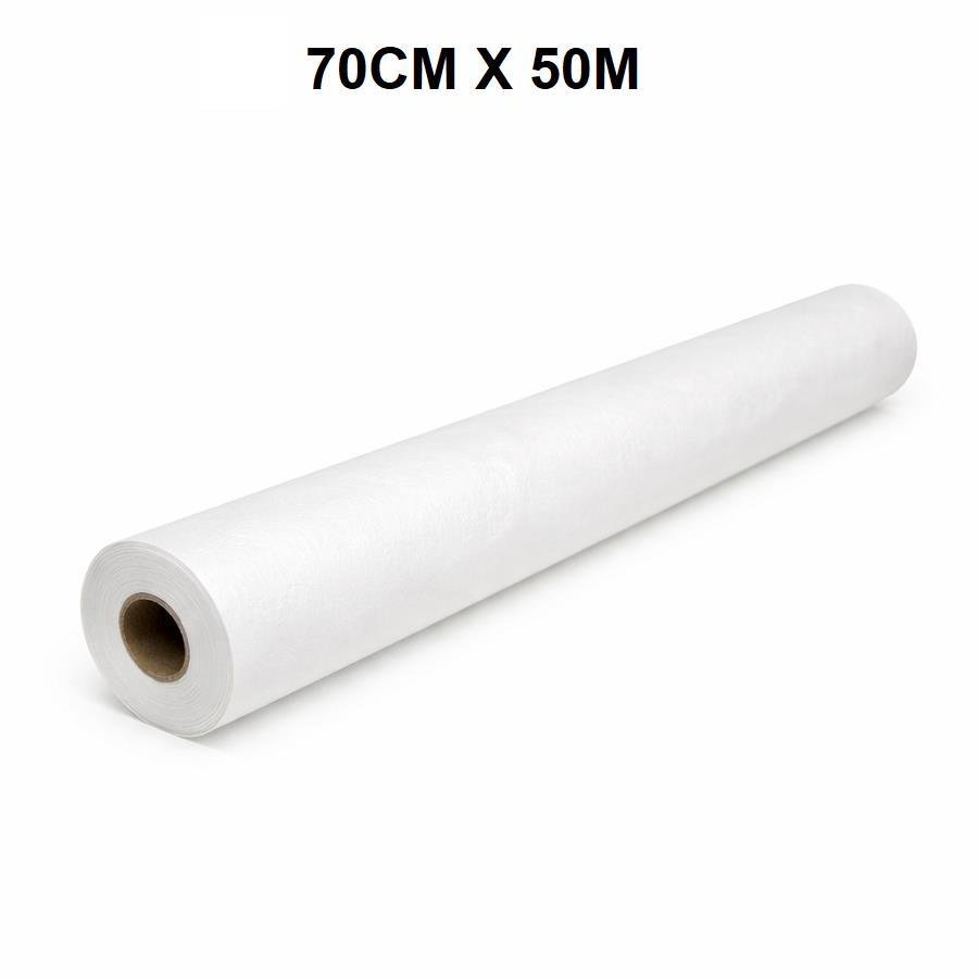 4 ROLO LENCOL HOSPITALAR 70CMX50M 24G BRANCO 100% CEL - Imagem 3