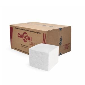 15000 GUARDANAPO INTERFOLHA 10X20CM BRANCO 100% CEL CAI-CAI