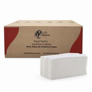 5000 PAPEL TOALHA INTERFOLHA 2D 20X21CM 100%CEL MULTPREMIUM