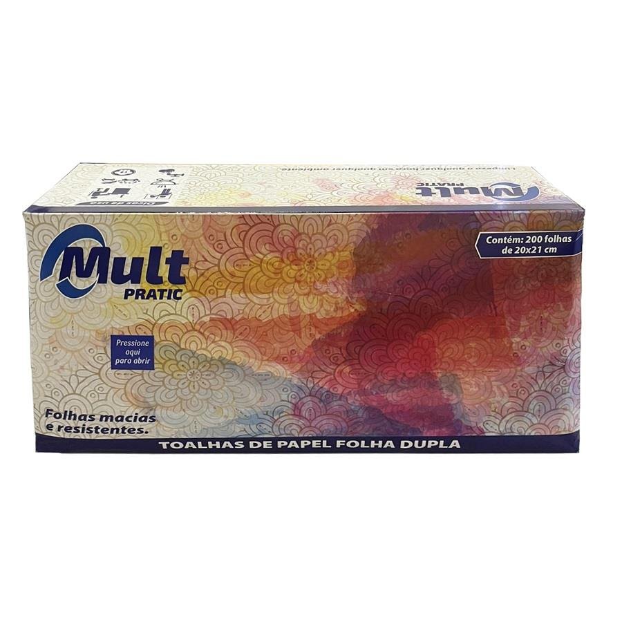 400 PAPEL TOALHA INTERFOLHA 2D 20X21CM 100% CEL MULT PRATIC - Imagem 2