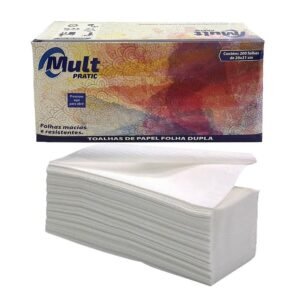 7200 PAPEL TOALHA INTERFOLHA 2D 20X21CM 100% CEL MULT PRATIC