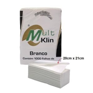 5000 PAPEL TOALHA INTERFOLHA 2D 20X21CM BRANCO - MULT KLIN