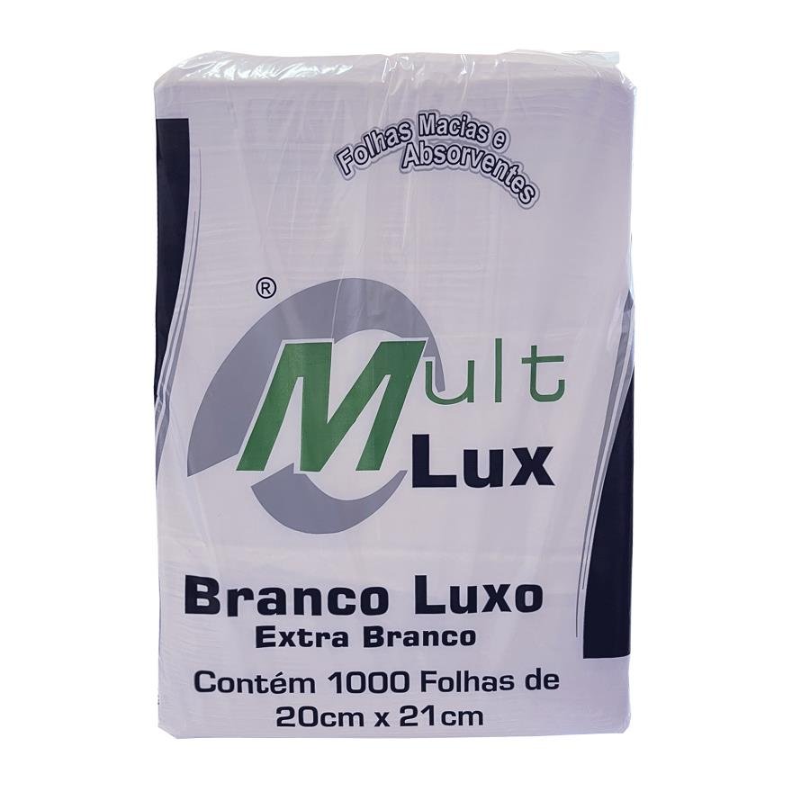 5000 PAPEL TOALHA INTERFOLHA 2D 20X21CM BRANCO - MULT LUX - Imagem 2