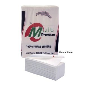 10000 PAPEL TOALHA INTERFOLHA 2D 20X21CM 100%CEL MULTPREMIUM