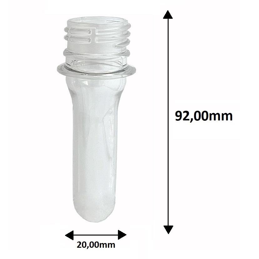 42 PREFORMA CRISTAL 15ML PET 17G TUBETE 9CM DIFUSOR C/FURO - Imagem 4