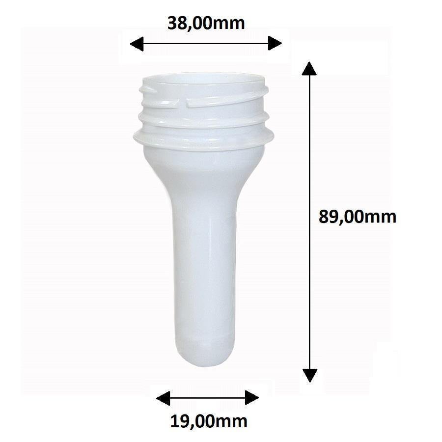 1100 PREFORMA BRANCA 26ML PET 17G TUBETE 8,9CM FLIPTOP ROSC - Imagem 7