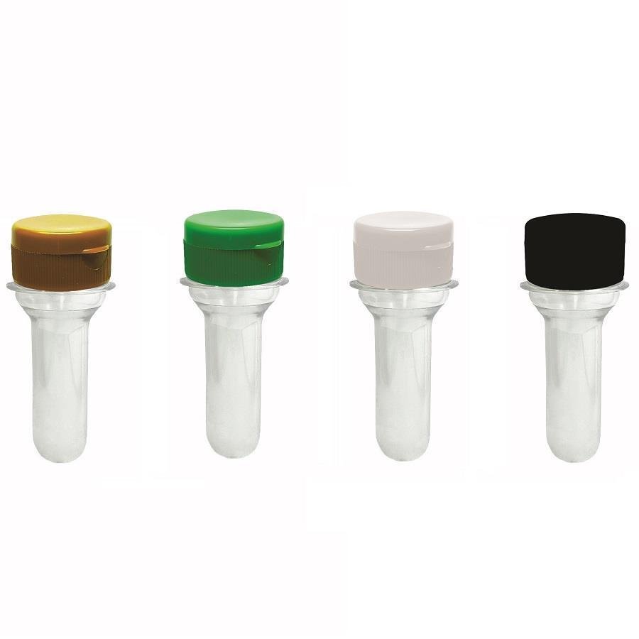 140 PREFORMA CRISTAL 26ML PET 17G TUBETE 8,9CM FLIPTOP