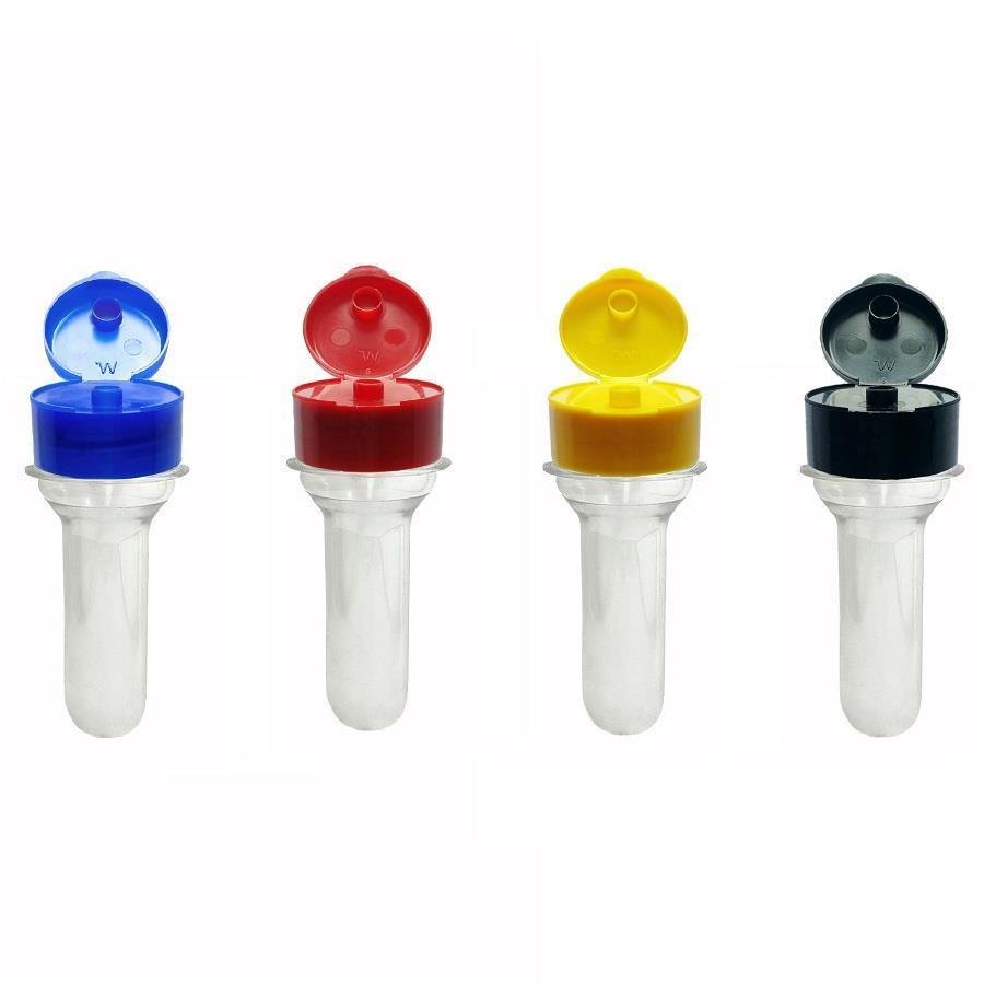 140 PREFORMA CRISTAL 26ML PET 17G TUBETE 8,9CM FLIPTOP ROSC - Imagem 2