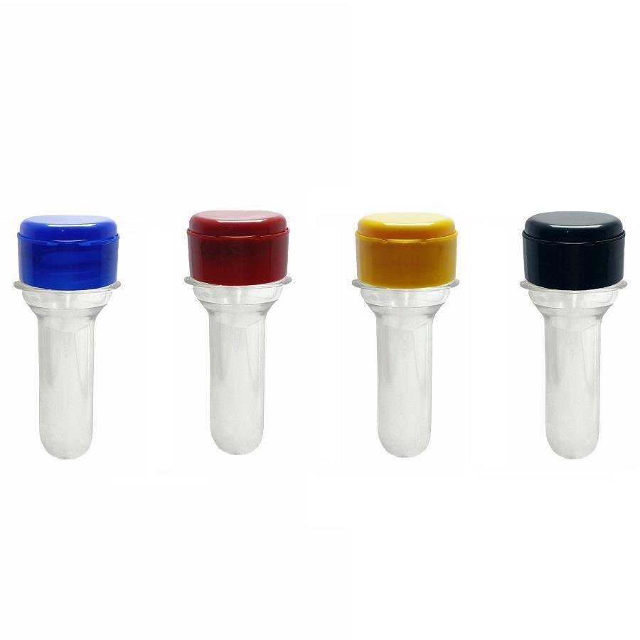 1100 PREFORMA CRISTAL 26ML PET 17G TUBETE 8,9CM FLIPTOP ROSC