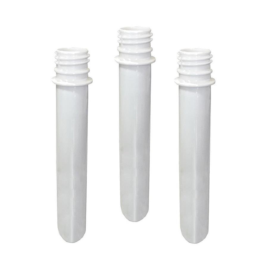 24 PREFORMA BRANCA 43ML PET 48G TUBETE 15,5CM SEM TAMPAS