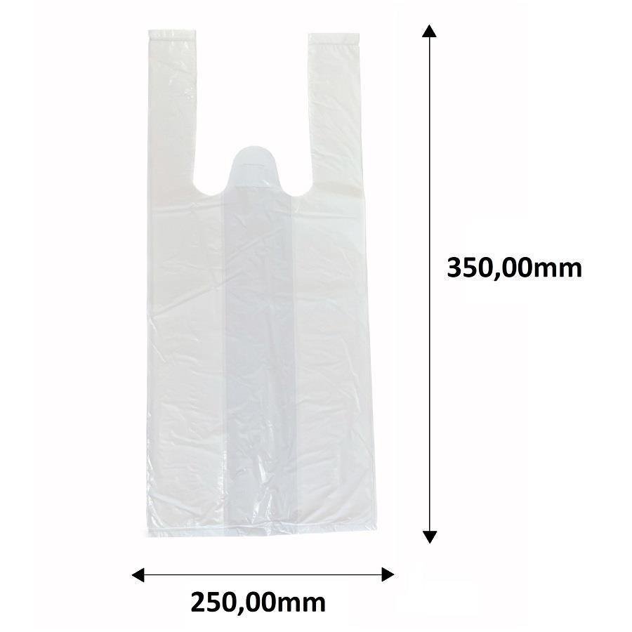 5000 SACOLAS SANFONADA 250X350MM 15 MICRAS BRANCA - Imagem 3