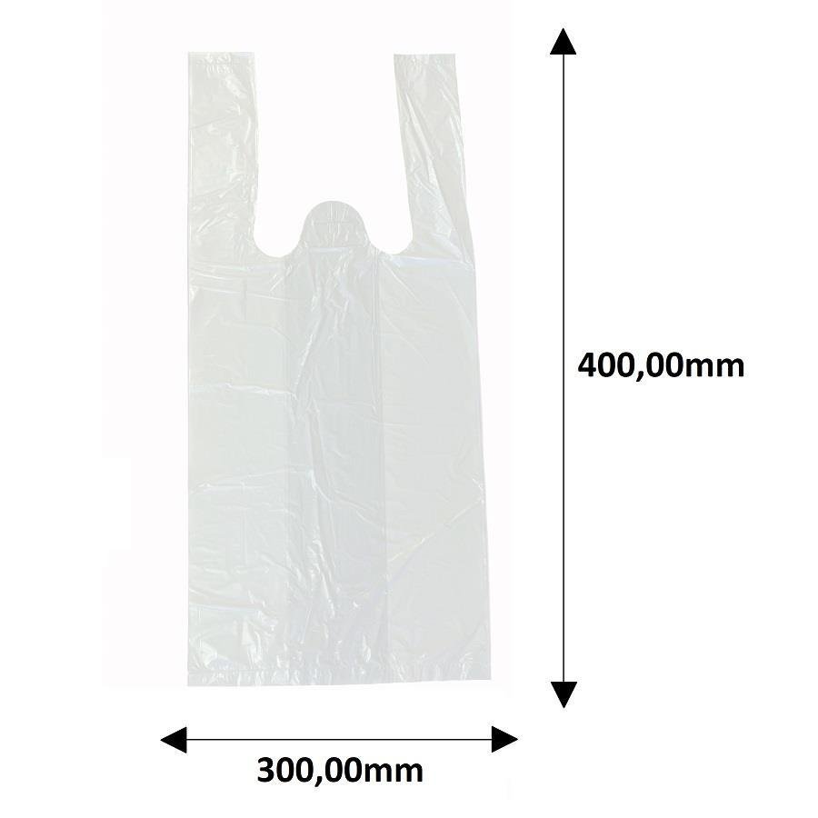 3000 SACOLAS SANFONADA 300X400MM 15 MICRAS BRANCA - Imagem 3