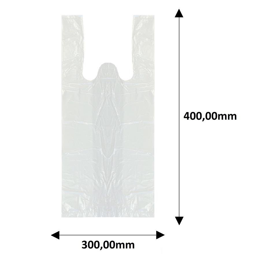 10000 SACOLAS SANFONADA 300X400MM 15 MICRAS BRANCA - Imagem 3