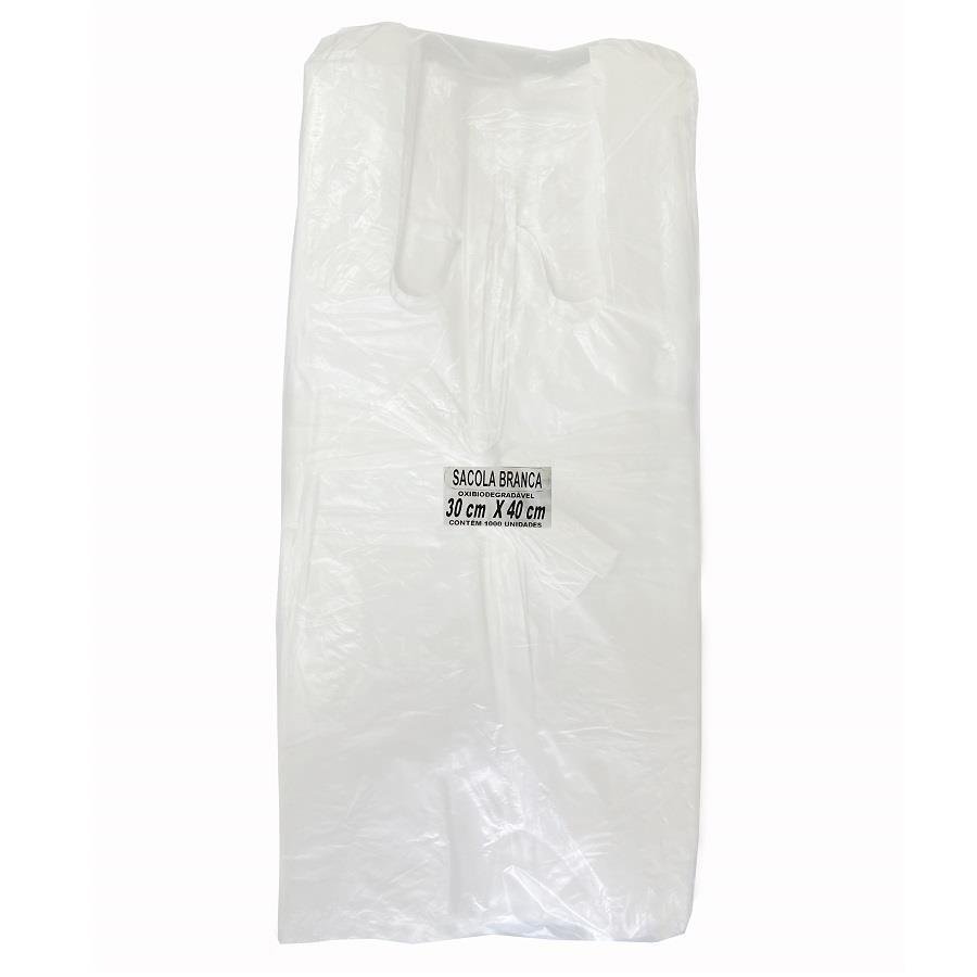5000 SACOLAS SANFONADA 300X400MM 15 MICRAS BRANCA - Imagem 2