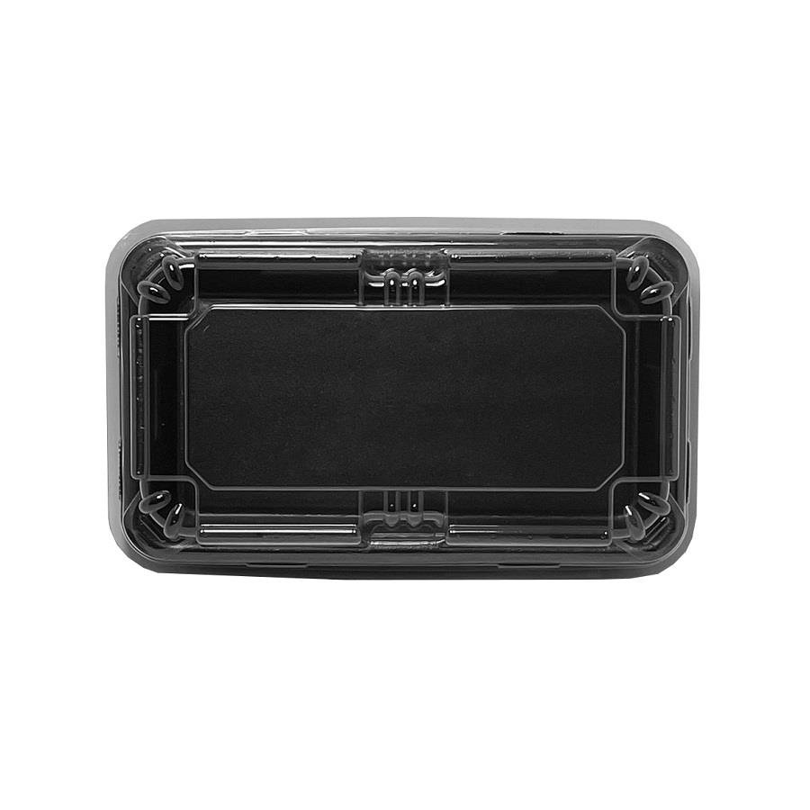 100 BANDEJA ISOPOR 111X189X45MM TAMPA PET FF06PCTB FIBRAFORM - Imagem 2