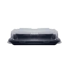 100 BANDEJA ISOPOR 111X189X45MM TAMPA PET FF06PCTB FIBRAFORM