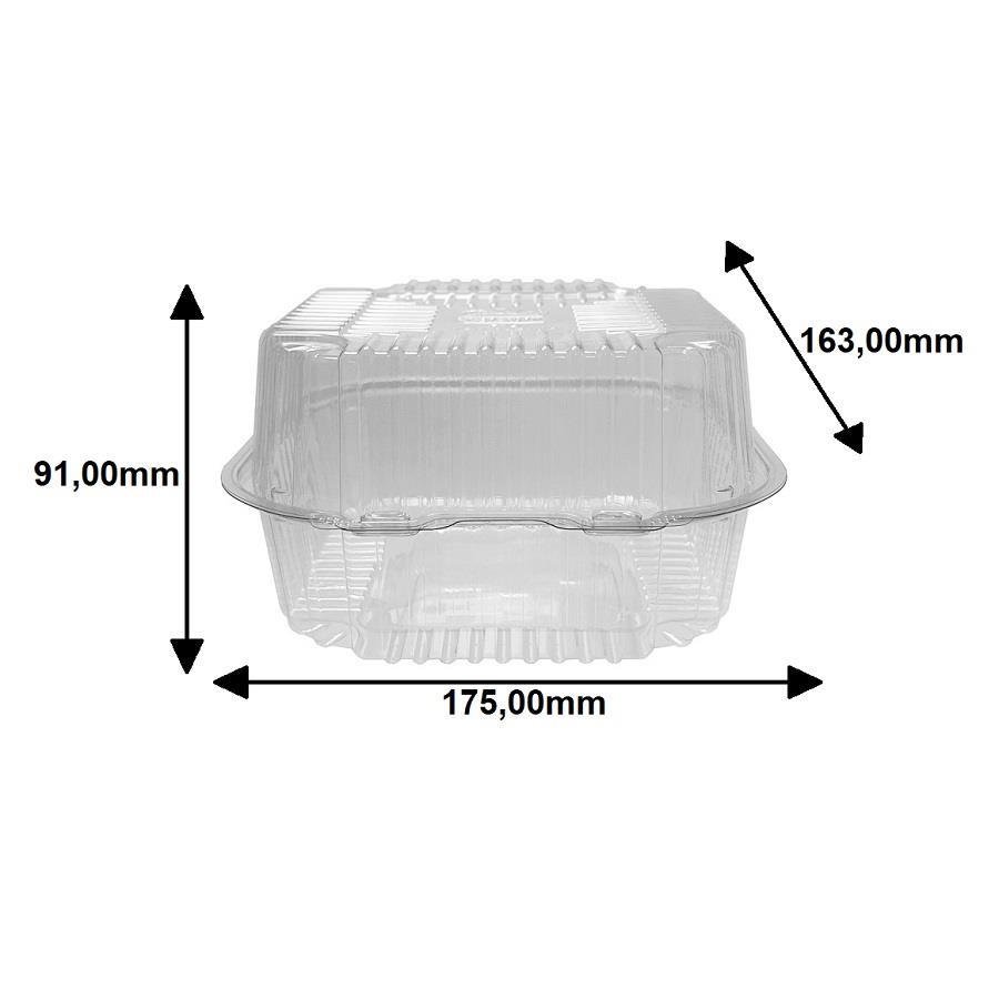 200 EMBALAGEM PLÁSTICO CRISTAL 175X163X91MM F14 FIBRAFORM - Imagem 5