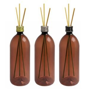 2 FRASCO PLÁSTICO AMBAR PET 2L TAMPA DIFUSOR VARETA BAN