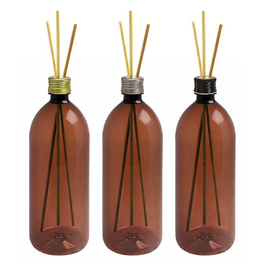 2 FRASCO PLÁSTICO AMBAR PET 2L TAMPA DIFUSOR VARETA BAN