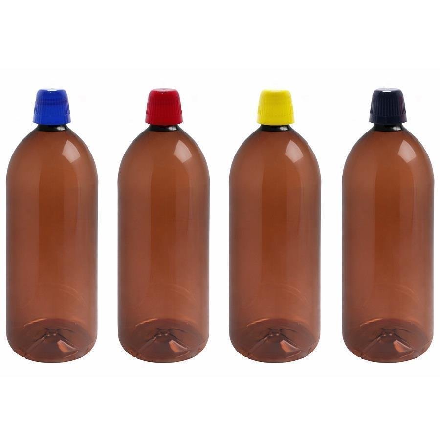 168 FRASCO PLÁSTICO AMBAR 2L TAMPA DOSADORA 20ML BAN
