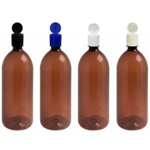 168 FRASCO PLÁSTICO AMBAR 2L TAMPA FLIPTOP COM FURO BAN