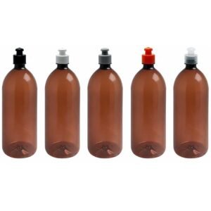 60 FRASCO PLÁSTICO AMBAR PET 2L TAMPA PUSHPULL BAN