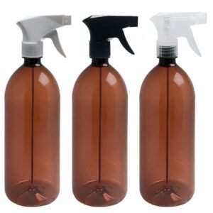 26 FRASCO PLÁSTICO AMBAR PET 2L COM VALVULA GATILHO BAN