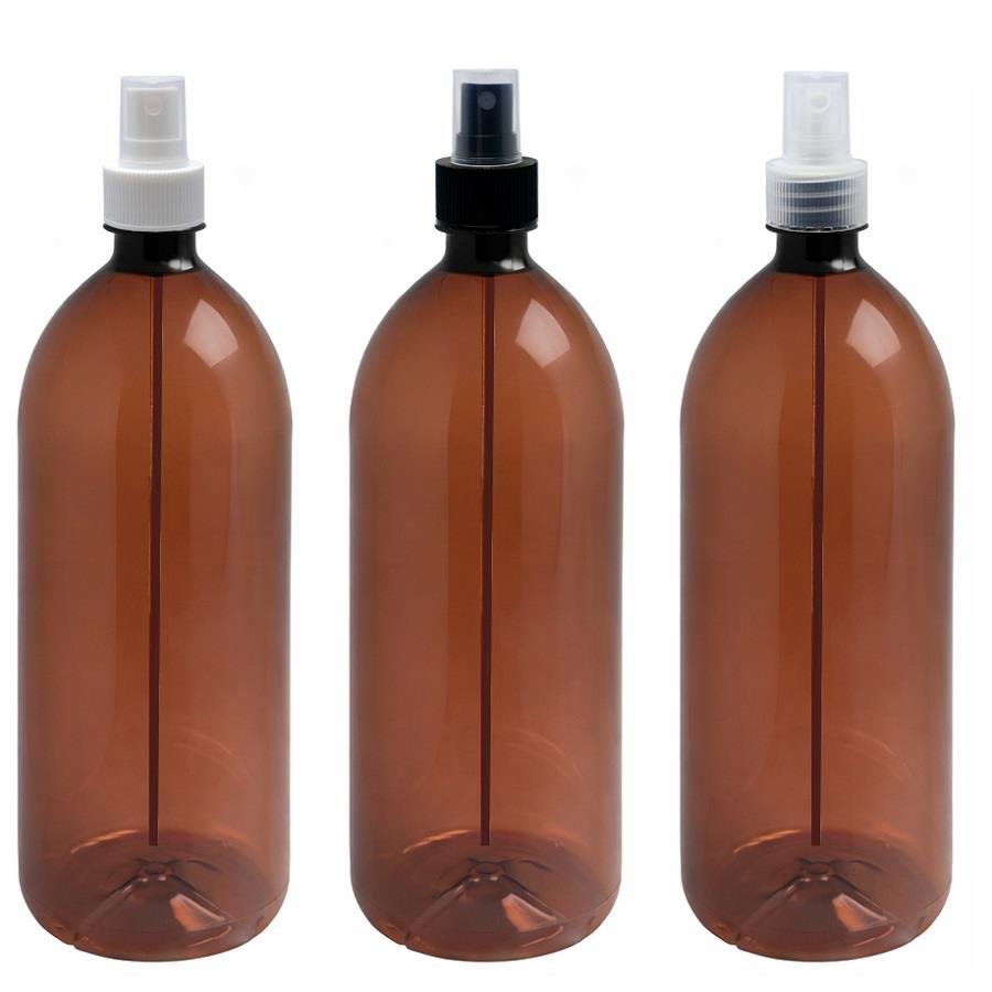 2 FRASCO PLÁSTICO AMBAR PET 2L VALVULA SPRAY S BAN