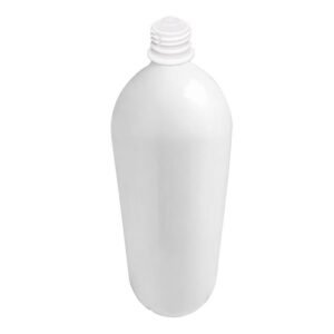 28 FRASCO PLÁSTICO BRANCO PET 2L COM BATOQUE 12 FUROS BAN