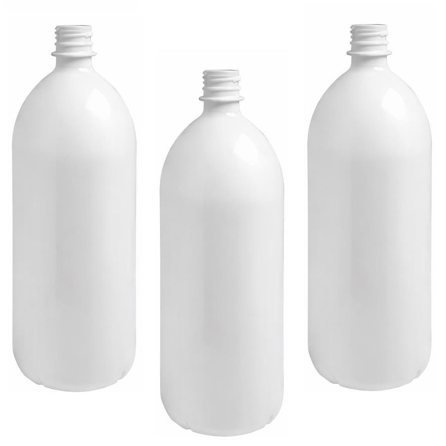 28 FRASCO PLÁSTICO BRANCO 2L TAMPA FLIPTOP COM FURO BAN - Imagem 5