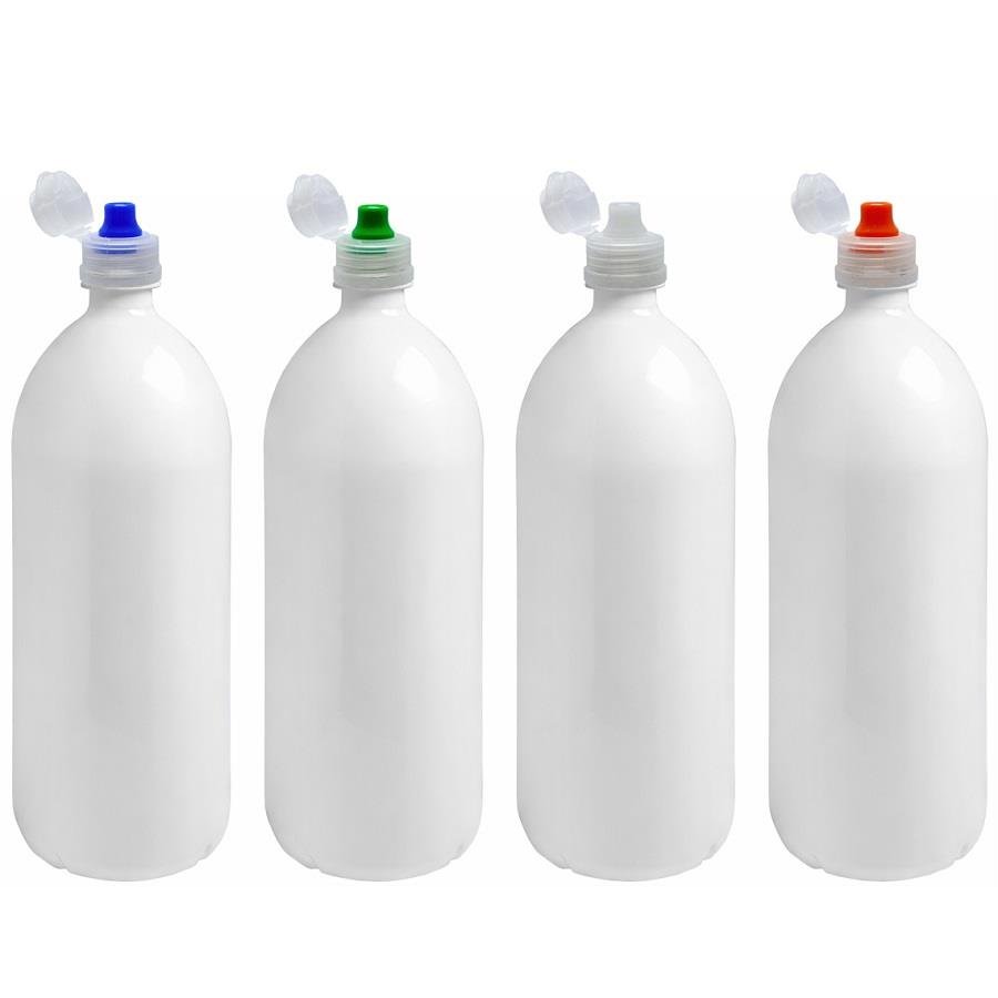 2 FRASCO PLÁSTICO BRANCO PET 2L TAMPA FLIPTOP SPORT BAN