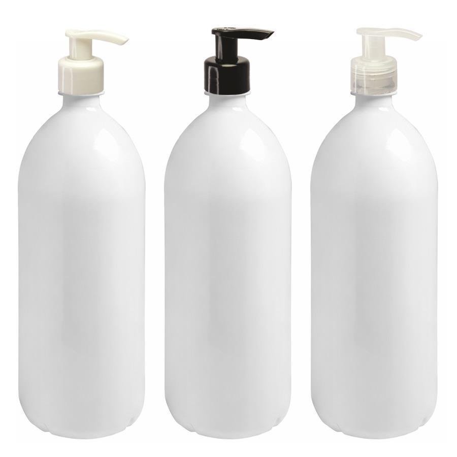 26 FRASCO PLÁSTICO BRANCO 2L VALVULA BICO PATO S BAN