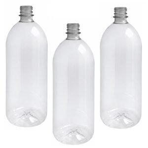 2 FRASCO PLÁSTICO CRISTAL PET 2L SEM TAMPAS BAN