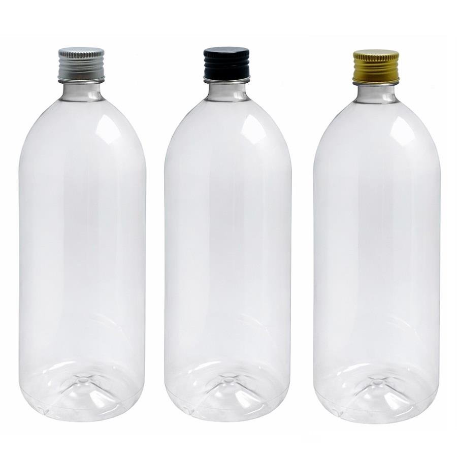 2 FRASCO PLÁSTICO CRISTAL PET 2L COM TAMPA L BATOQUE BAN