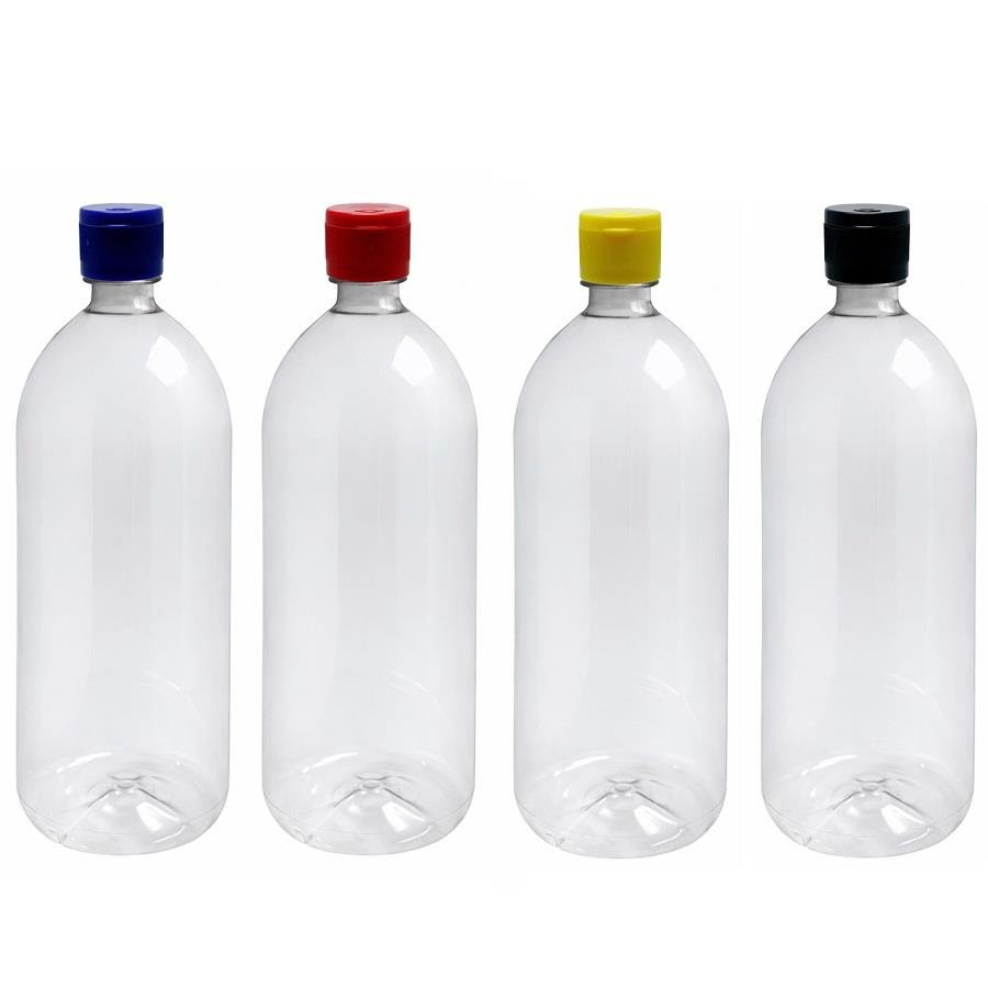 168 FRASCO PLÁSTICO CRISTAL 2L TAMPA FLIPTOP BATOQUE BAN - Imagem 2