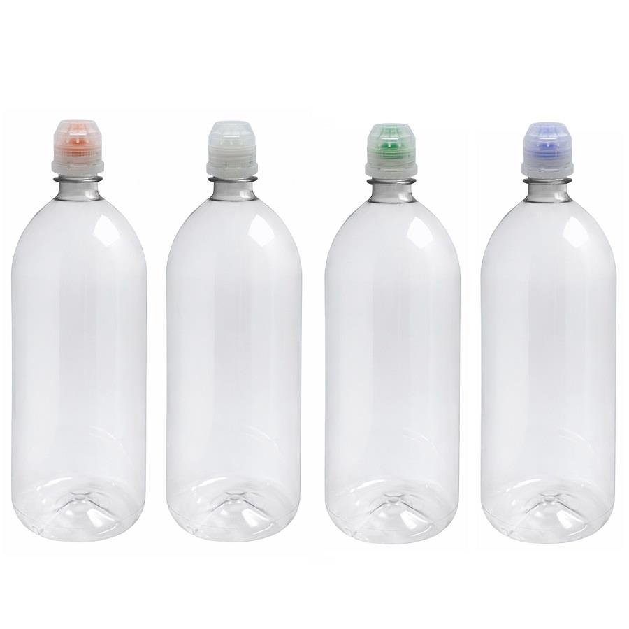 2 FRASCO PLÁSTICO CRISTAL PET 2L TAMPA FLIPTOP SPORT BAN - Imagem 2