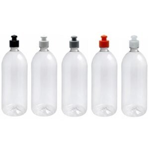 60 FRASCO PLÁSTICO CRISTAL PET 2L TAMPA TAMPA PUSHPULL BAN