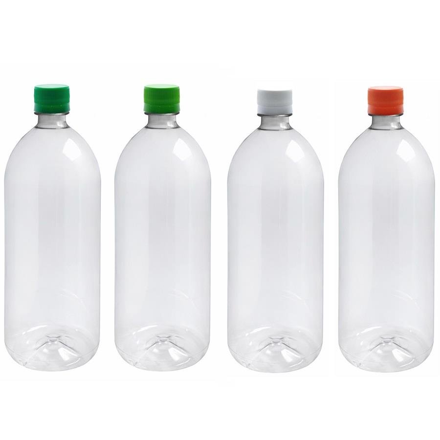 2 FRASCO PLÁSTICO CRISTAL PET 2L COM TAMPA S BATOQUE BAN - Imagem 2