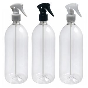 2 FRASCO PLÁSTICO CRISTAL PET 2L VALVULA MINI GATILHO BAN