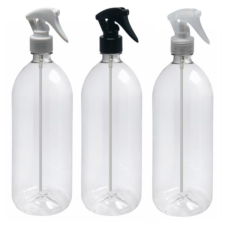 2 FRASCO PLÁSTICO CRISTAL PET 2L VALVULA MINI GATILHO BAN