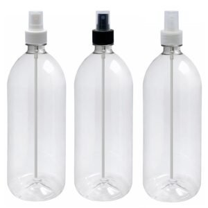 26 FRASCO PLÁSTICO CRISTAL PET 2L VALVULA SPRAY S BAN