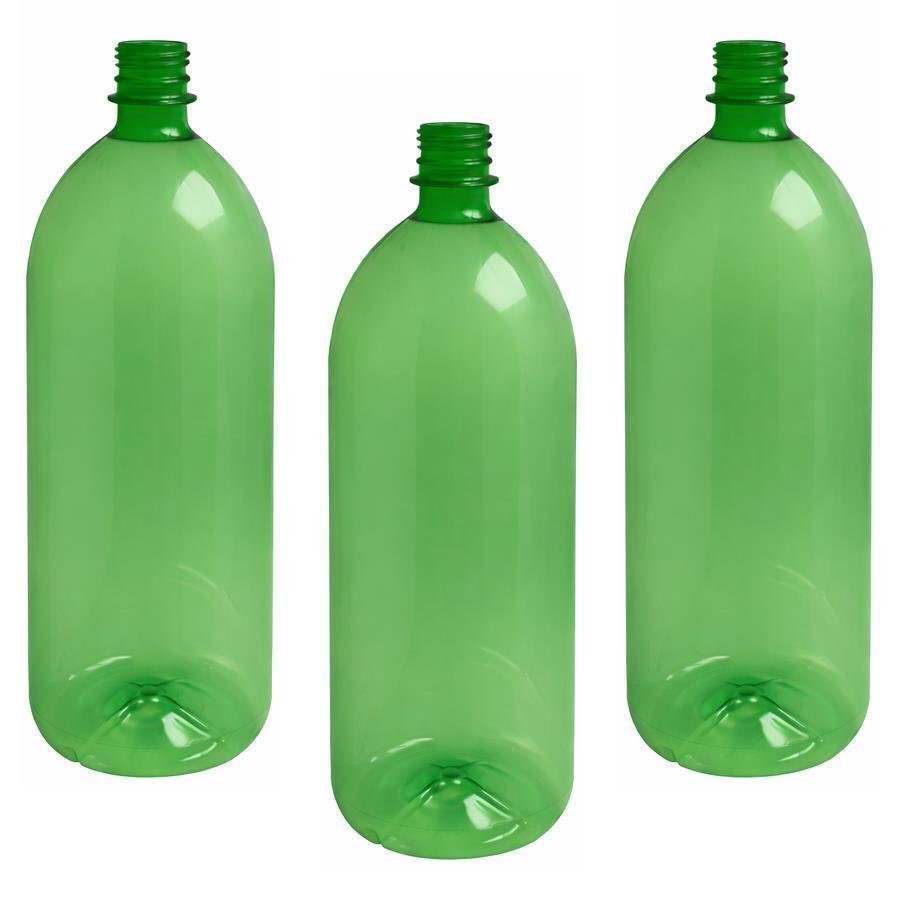 28 FRASCO PLÁSTICO VERDE PET 2L SEM TAMPAS BAN