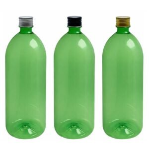 28 FRASCO PLÁSTICO VERDE PET 2L TAMPA ALUMINIO S/ F BAN